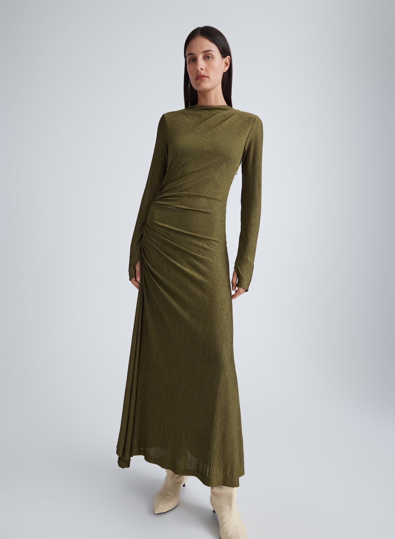 JAYME DRESS (MOSS)