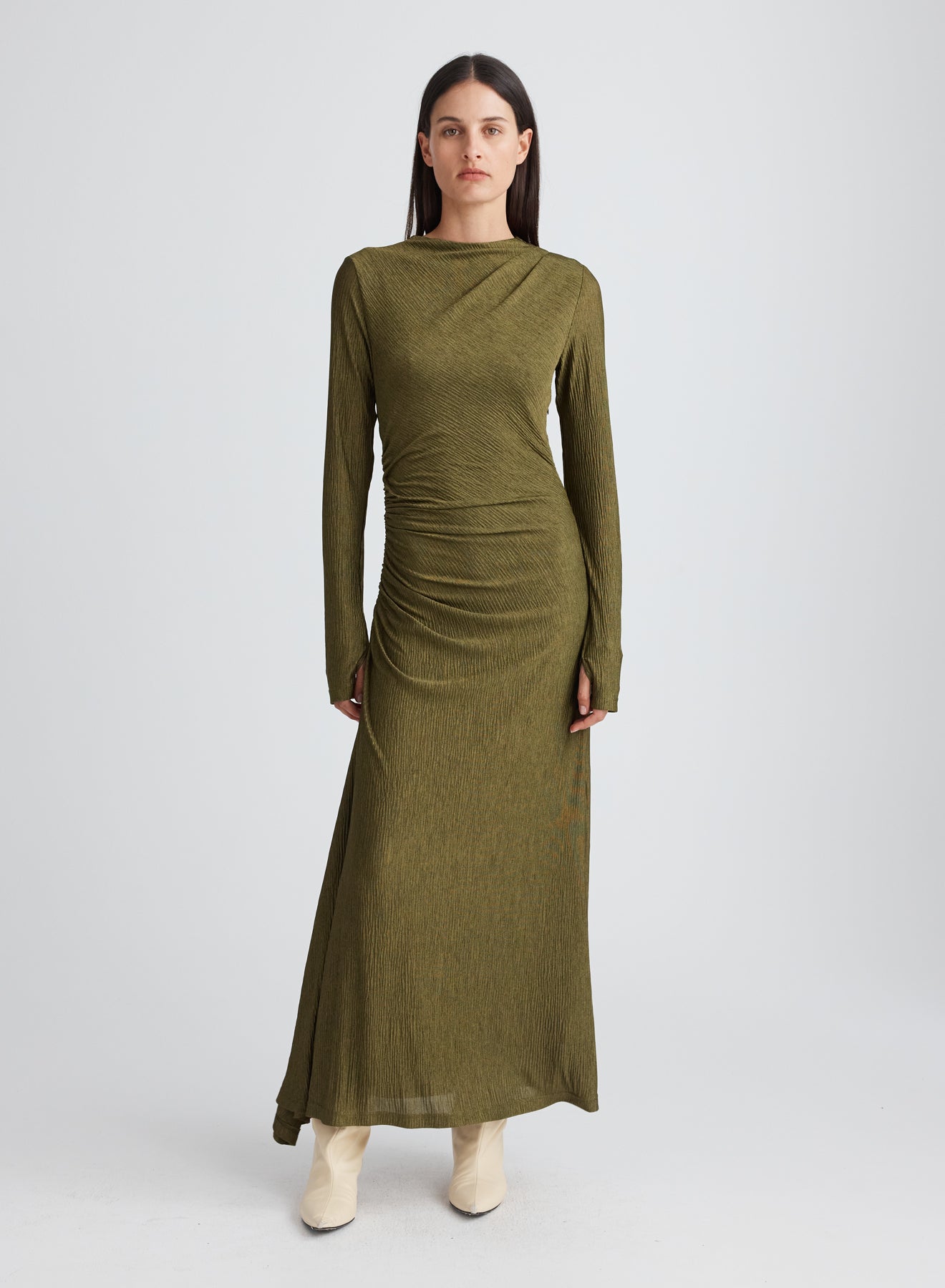 JAYME DRESS (MOSS)