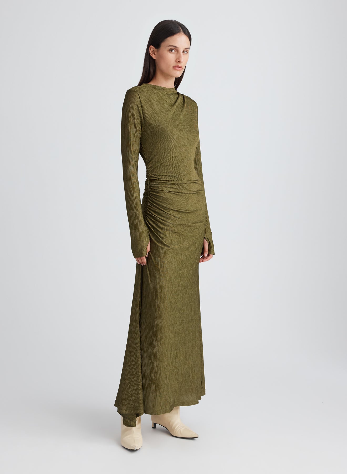 JAYME DRESS (MOSS)