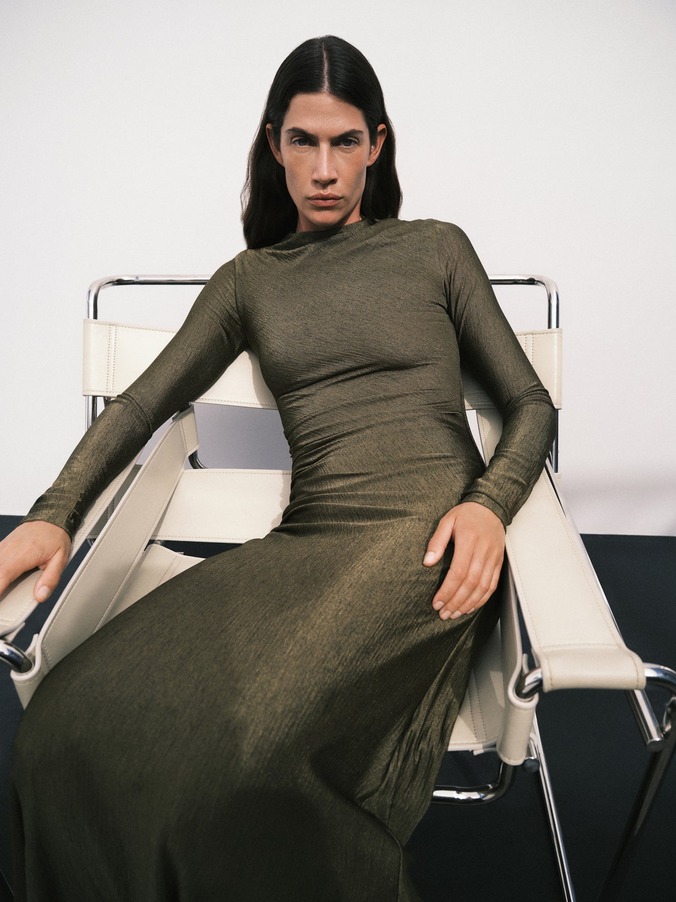 JAYME DRESS (MOSS)