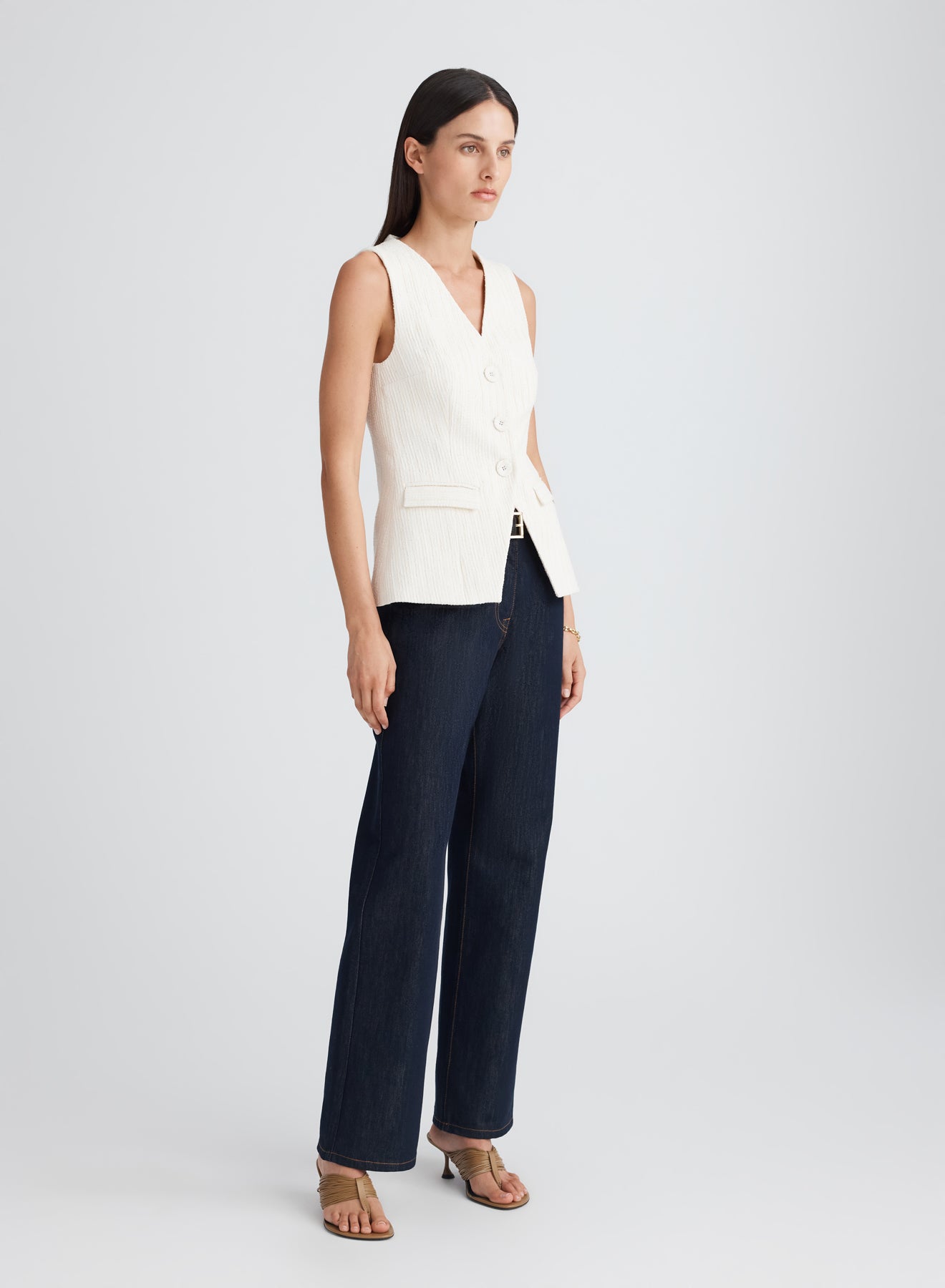 NICOLE VEST (IVORY)