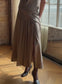 SABLE SKIRT (TAUPE BROWN)