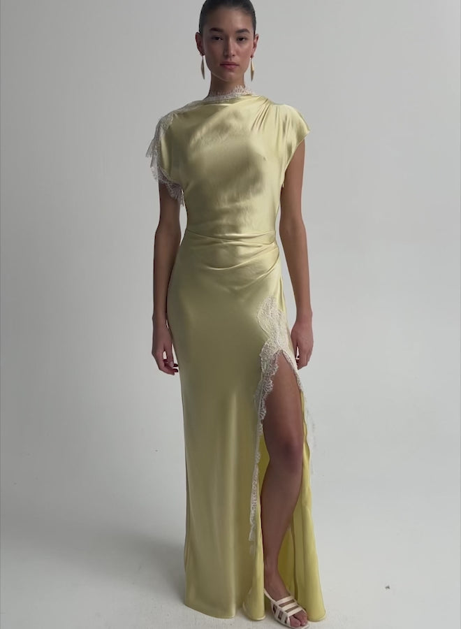MARTHA DRESS (CHAMPAGNE)  ANNA QUAN