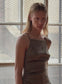 SANNE TOP (TAUPE BROWN)