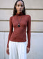 NALA TOP (BURGUNDY)